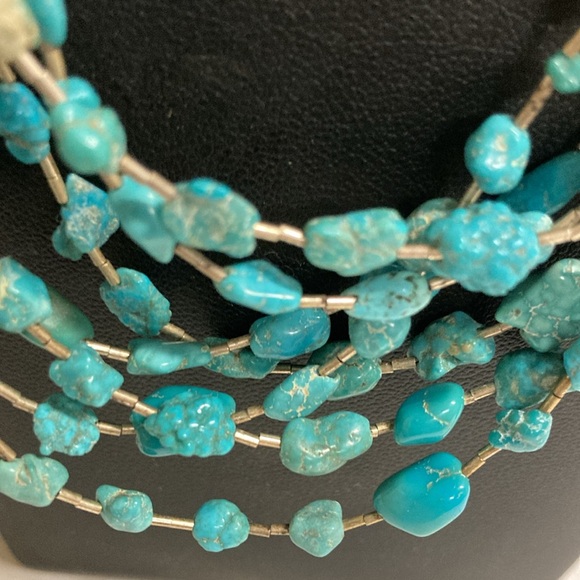Waterfall Turquoise Necklace - Picture 3 of 6